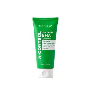 NINE LESS A-CONTROL HEARTLEAF & BHA CLEANSER 120ML