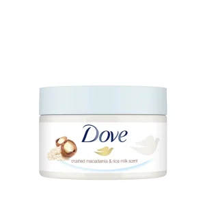 DOVE Exfoliating Body Scrub Macadamia & Rice Milk – 225ml
