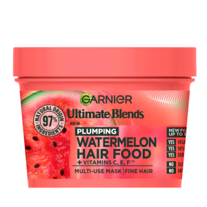 Garnier Ultimate Blends Hair Food Watermelon & Pomegranate 3in1 Hair Mask 390ml