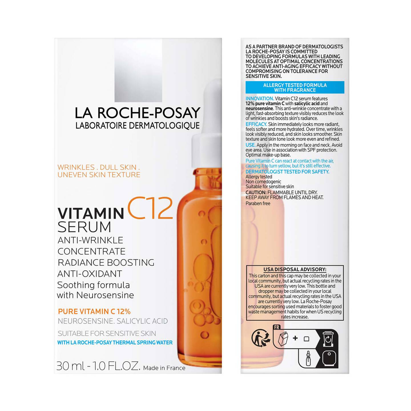 LaRochePosay-Product-Skincare-PureVitaminC12-30ml-3337875909235-PackshotFront&Back_1500x1500